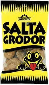 10 x 65g Salta Grodor Salty candy bags Konfekta