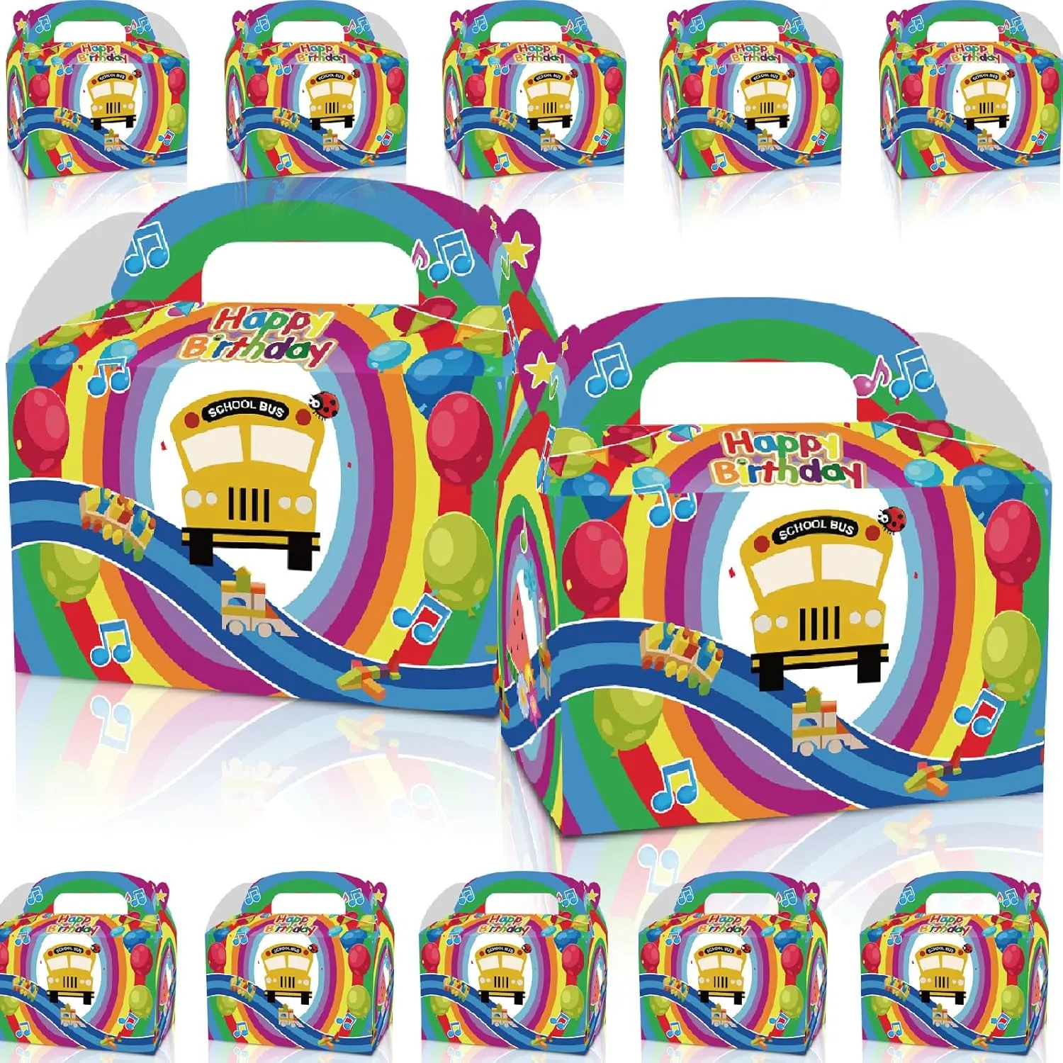 12 Pack Birthday Party Gift Bags with Handles Perfect for Candy, Treats & Favors – Ideal for Kids, Teens, and Fan-Themed Celebrations