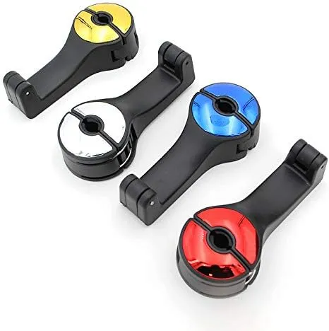 2 Pack for Volvo V40 V50 V60 V70 V90 C30 C40 C70 S60 XC40 Car Seat Headrest Hook Car Purse Hook Car Handbag Car seat Accessories Durable car Interior,C Blue