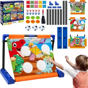 5-in-1 Movable Target Bean Bag Toss Game, Three Modes Kids Indoor/Outdoor Toys, Family Party Party Supplies for Kids, Birthday Christmas Toy Gifts for Boys Girls Toddlers Age 3 4 5 6 7 8 Year Old