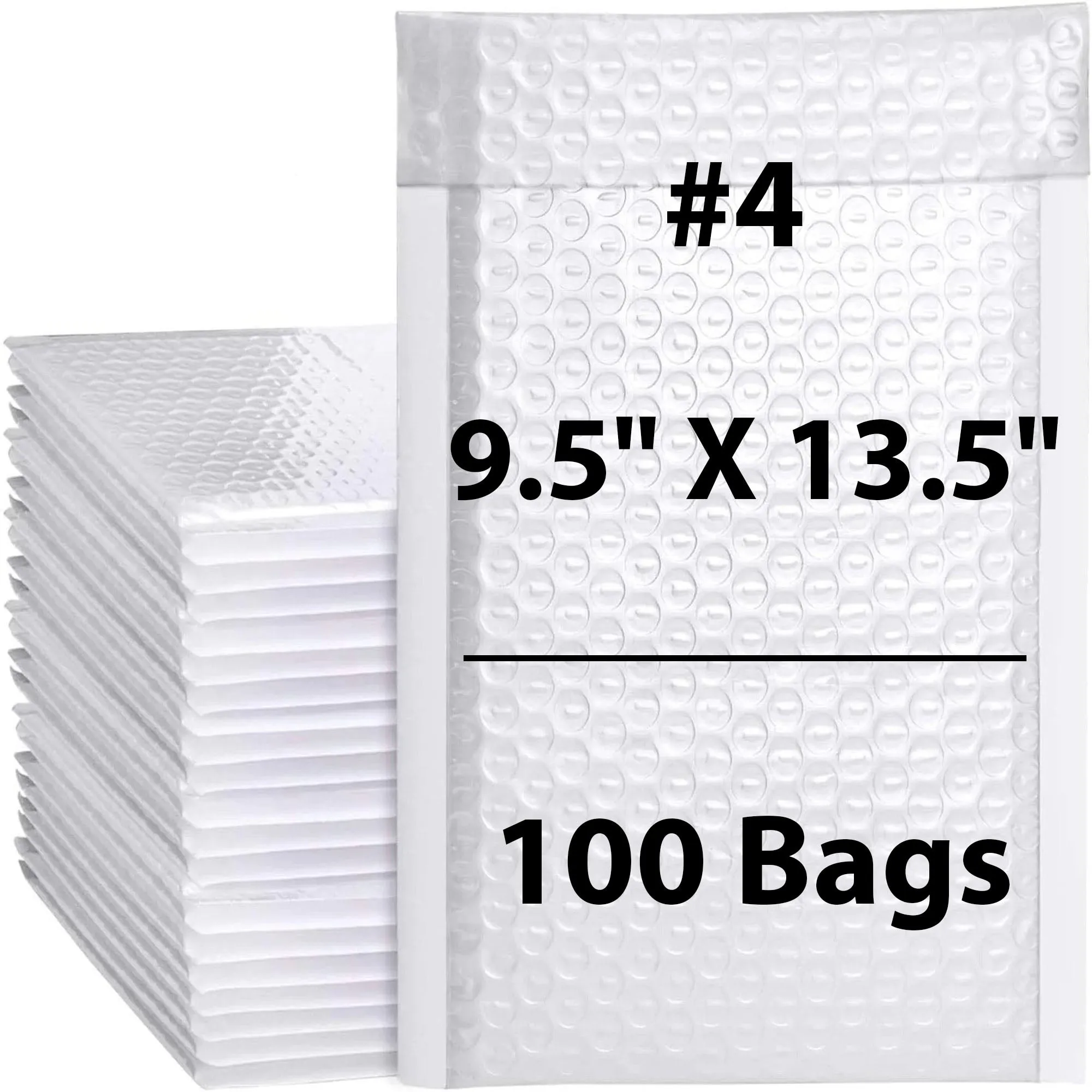 9.5X13.5 inches Poly Bubble Mailers #4 Self Sealing Padded Envelopes