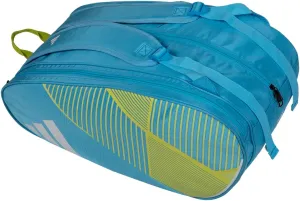 Adidas Control 3.3 Padel Racket Bag, 35 Liter Volume, Blue, Blue, L, Modern