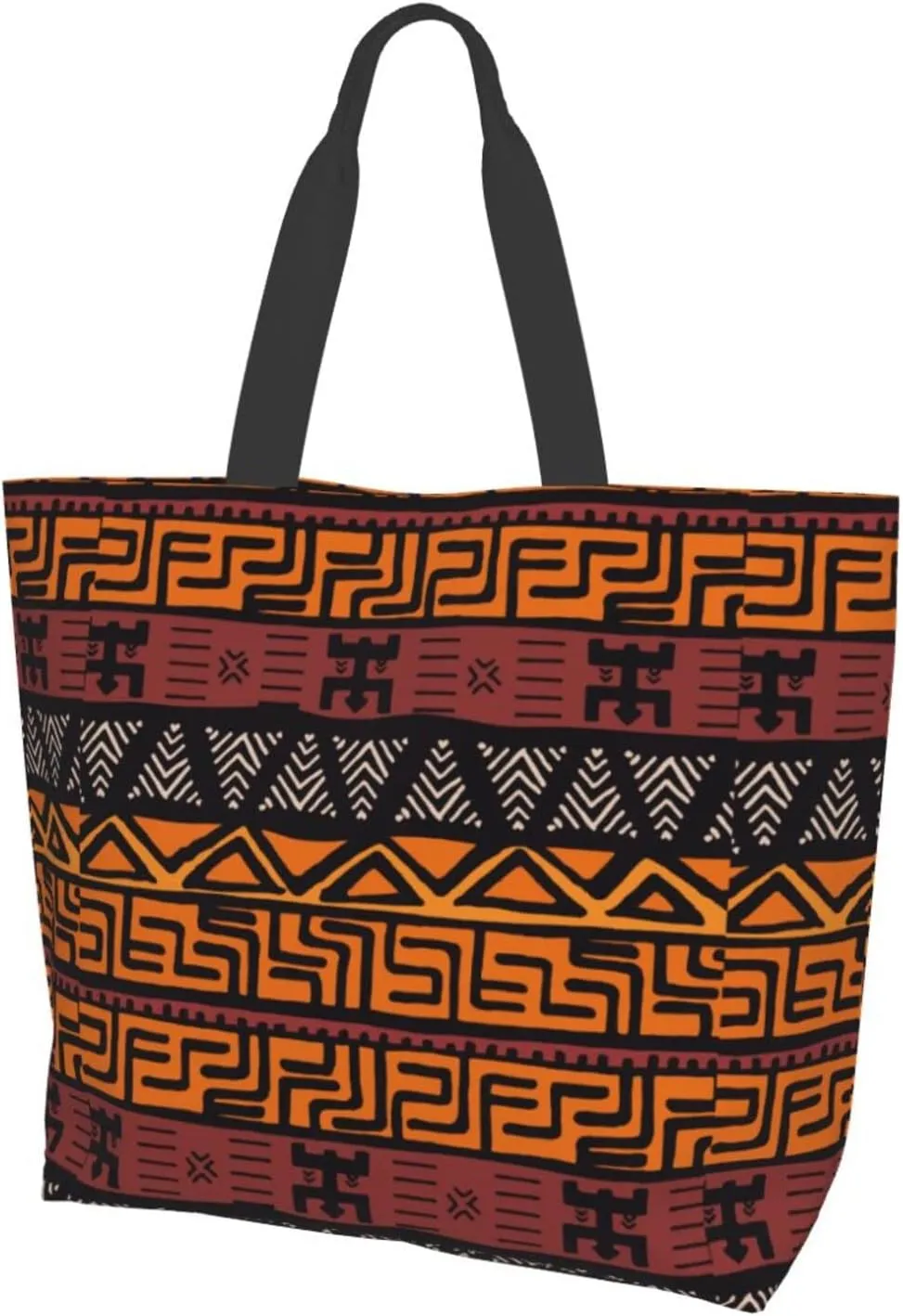 African Ethnic Shoulder Tote Bags Tribe Casual Bag African Shoulder Handbags Shopping Handbag Grocery Bags