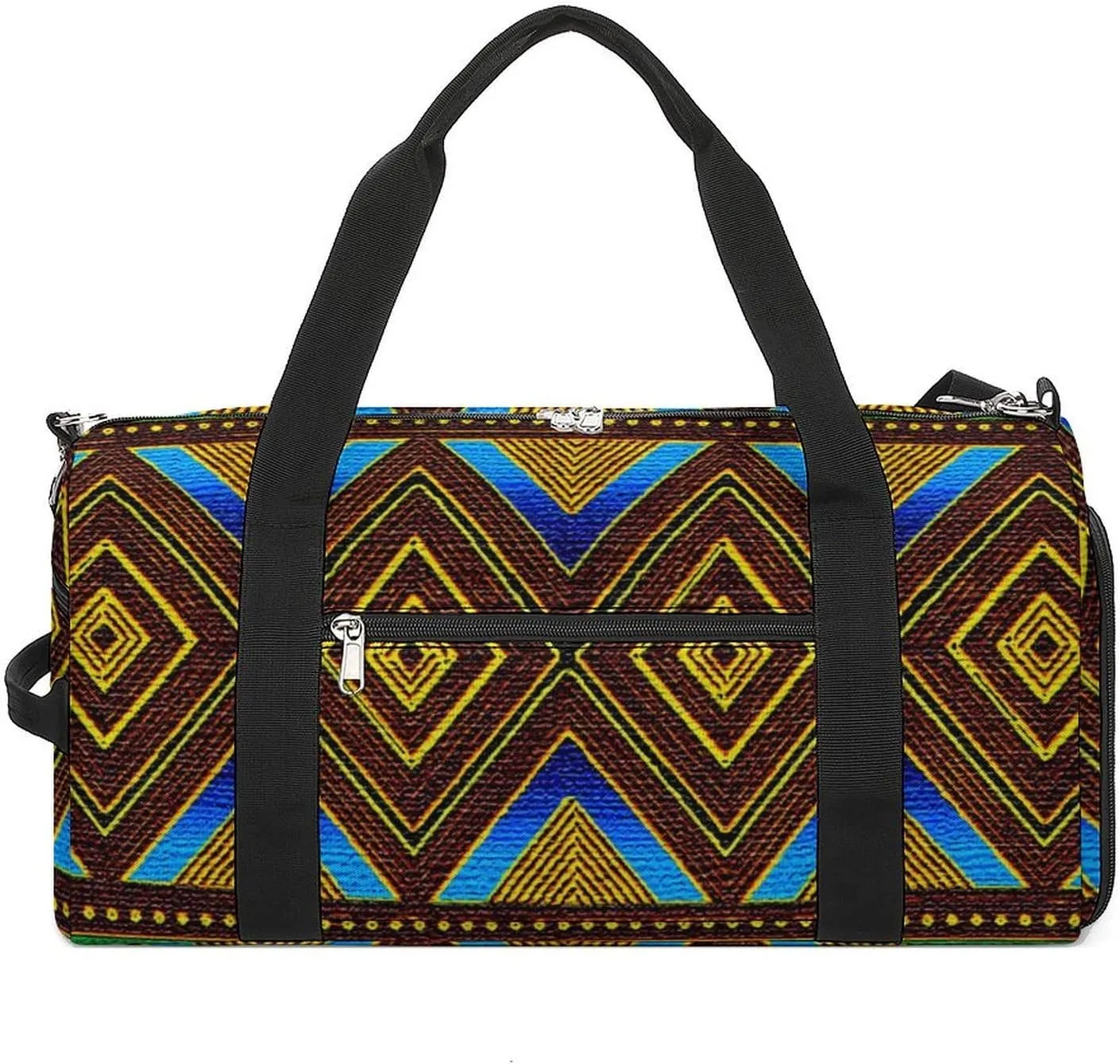 Afrocentric Tribal Motif Lightweight And Large Capacity Fitness Bag