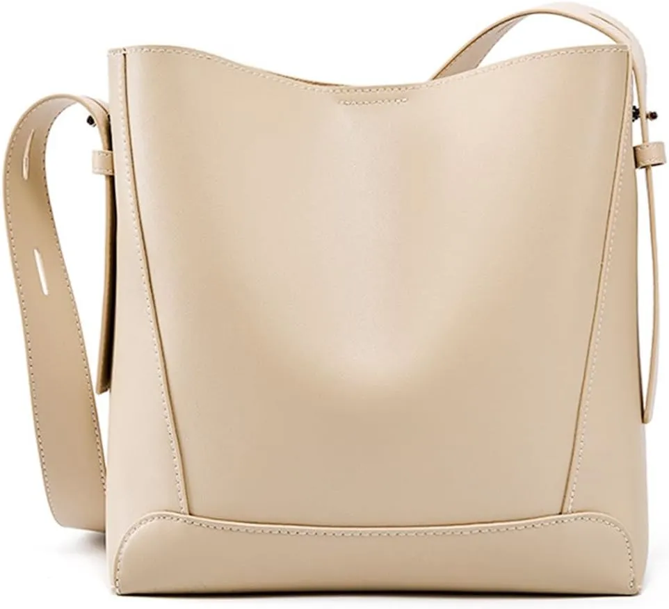 Aipjoy Bucket Bags For Women,Bucket Purses,Vegan Leather Shoulder Tote Bag Handbag With Adjustable Strap