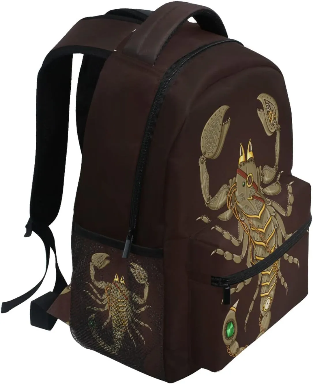 ALAZA Scorpion in Steampunk School Bag Travel Knapsack Bags for Primary Junior High School
