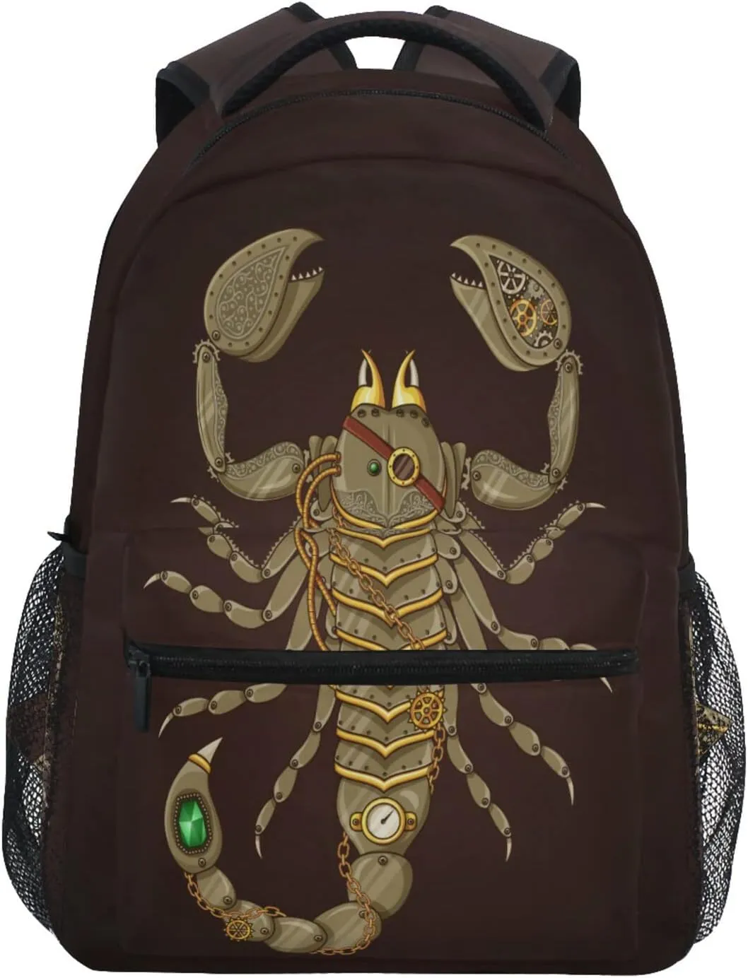 ALAZA Scorpion in Steampunk School Bag Travel Knapsack Bags for Primary Junior High School