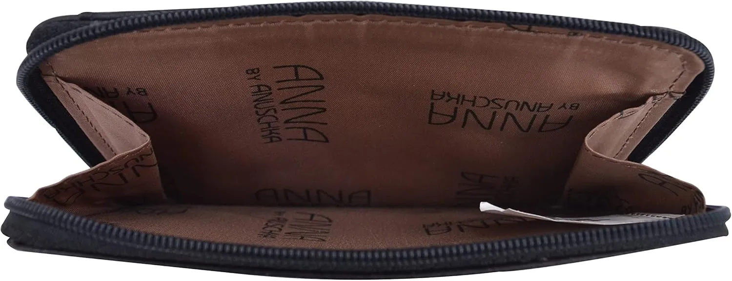 Anna by Anuschka Women's Hand-Painted Genuine Leather Organizer Wallet