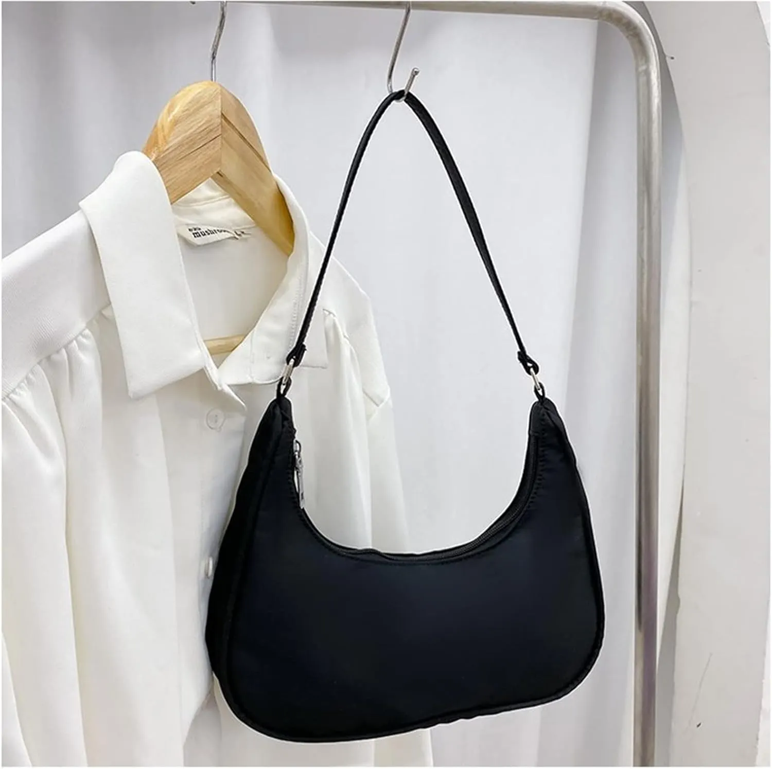 Armpit Purse Fashion Solid Color Shoulder Underarm Bags Purses Handbags Elegant Hobo Bags for Women