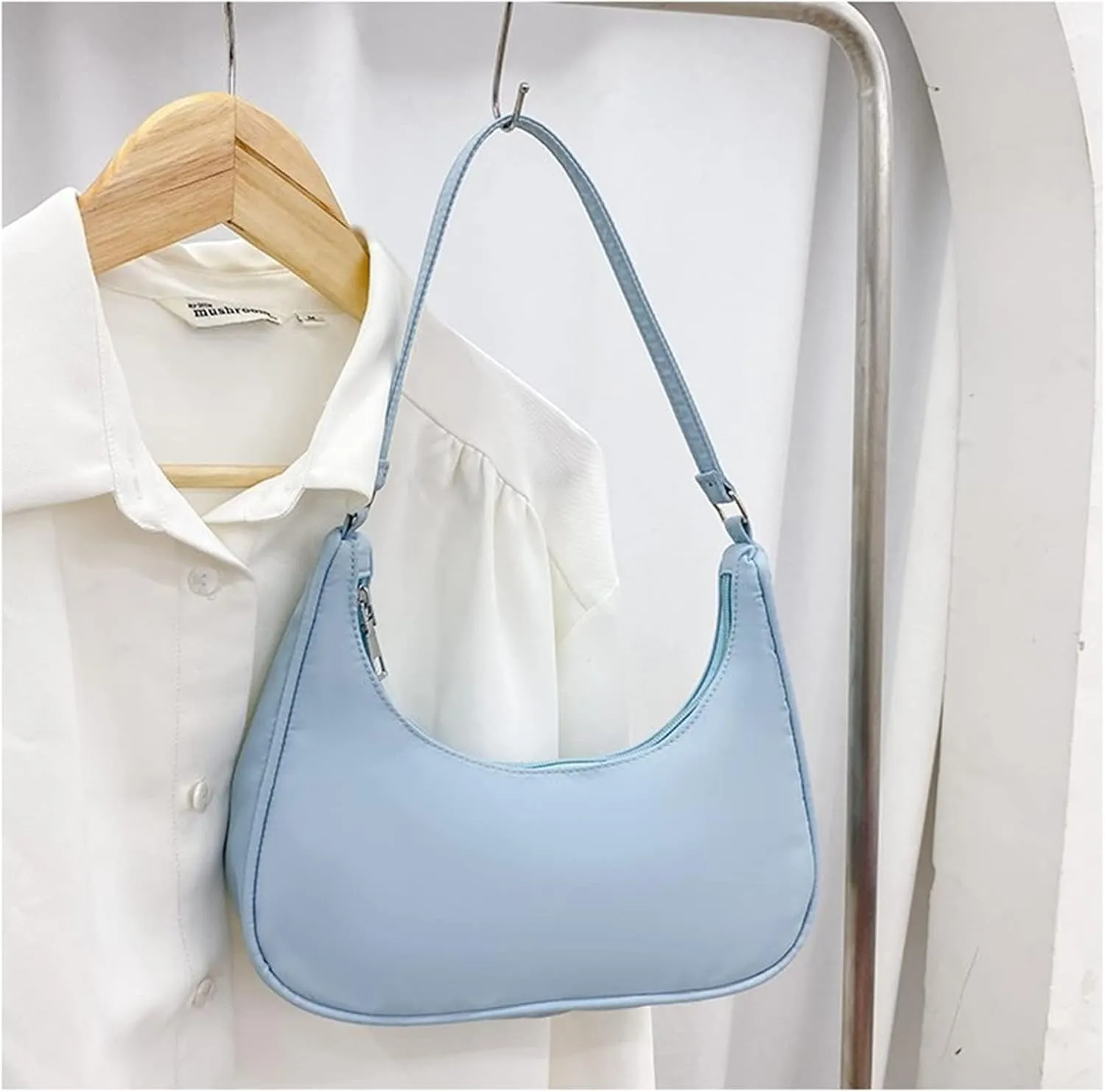 Armpit Purse Fashion Women Butterfly Chain Shoulder Underarm Bags Purses Handbags Elegant PU Hobo Bags
