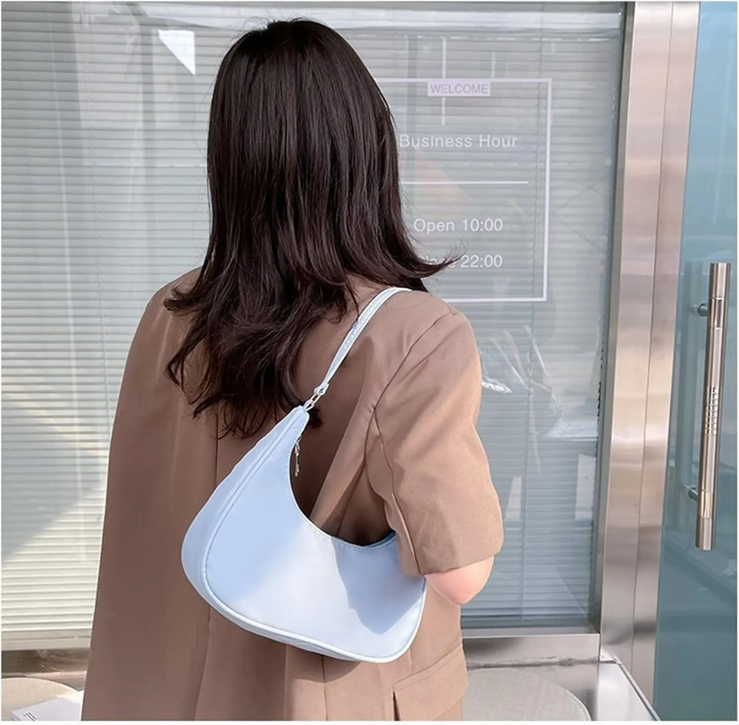 Armpit Purse Fashion Women Butterfly Chain Shoulder Underarm Bags Purses Handbags Elegant PU Hobo Bags