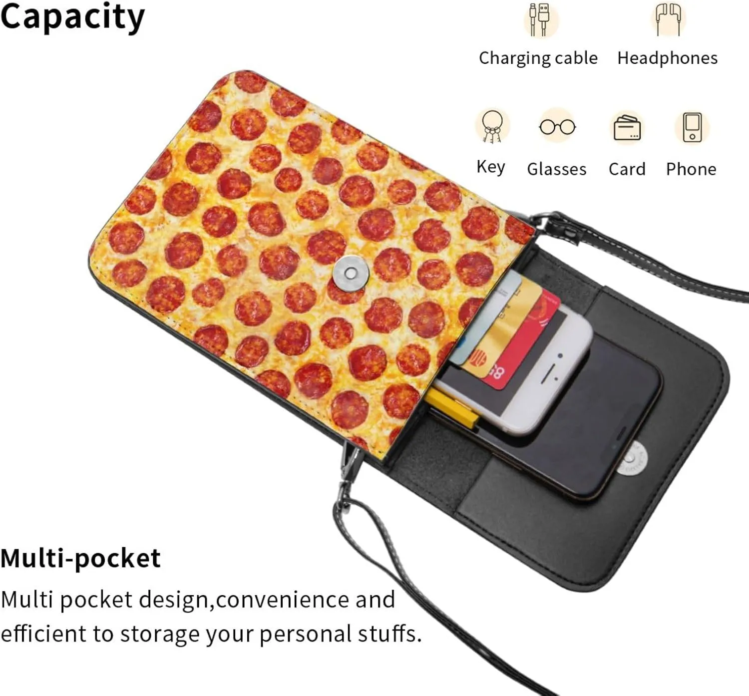 Autism Awareness Leather Crossbody Cell Phone Purse Small Wallet Bags Adjustable Phone Bag for Women