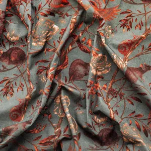Back to Nature Red fabric