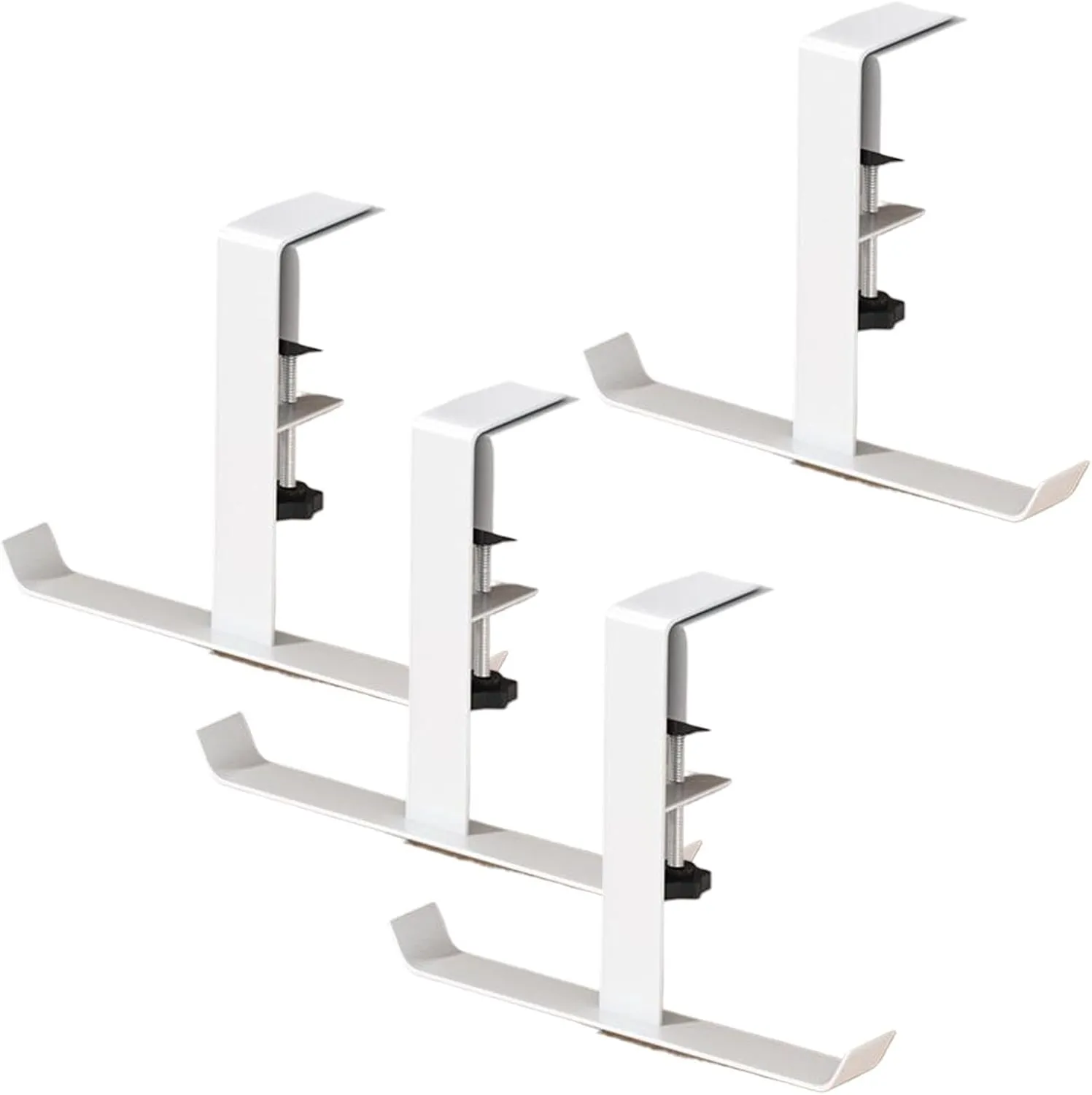 Bag Hook for Desk | 4X Adjustable Purse Hanger for Bags - Heavy Duty Desk Headphone Hanger, Christmas Stocking Hangers, Under Desk Hook for Reduce Desk Clutter