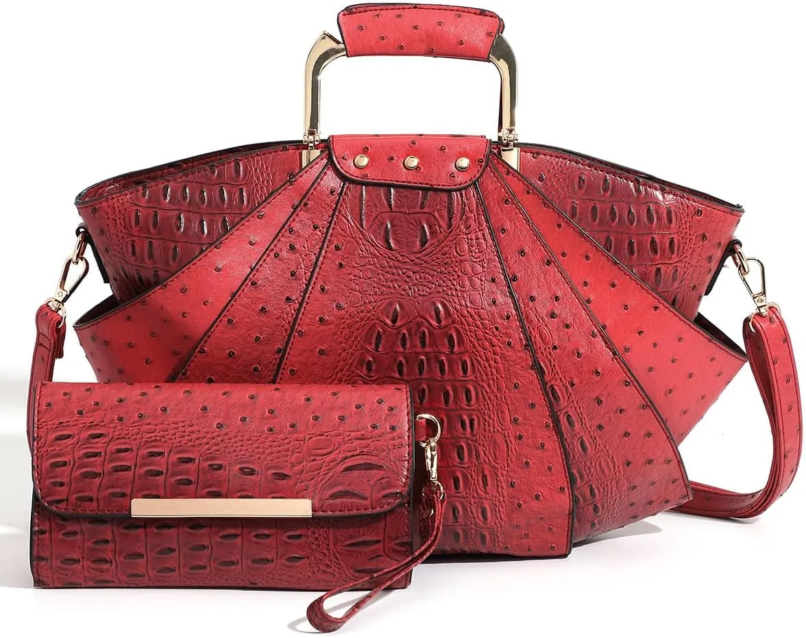 Bag Woman Large Capacity Leather Purse Fashion Designer Metal Top Handle Handbags Women Crossbody Large Bags for Women Tote