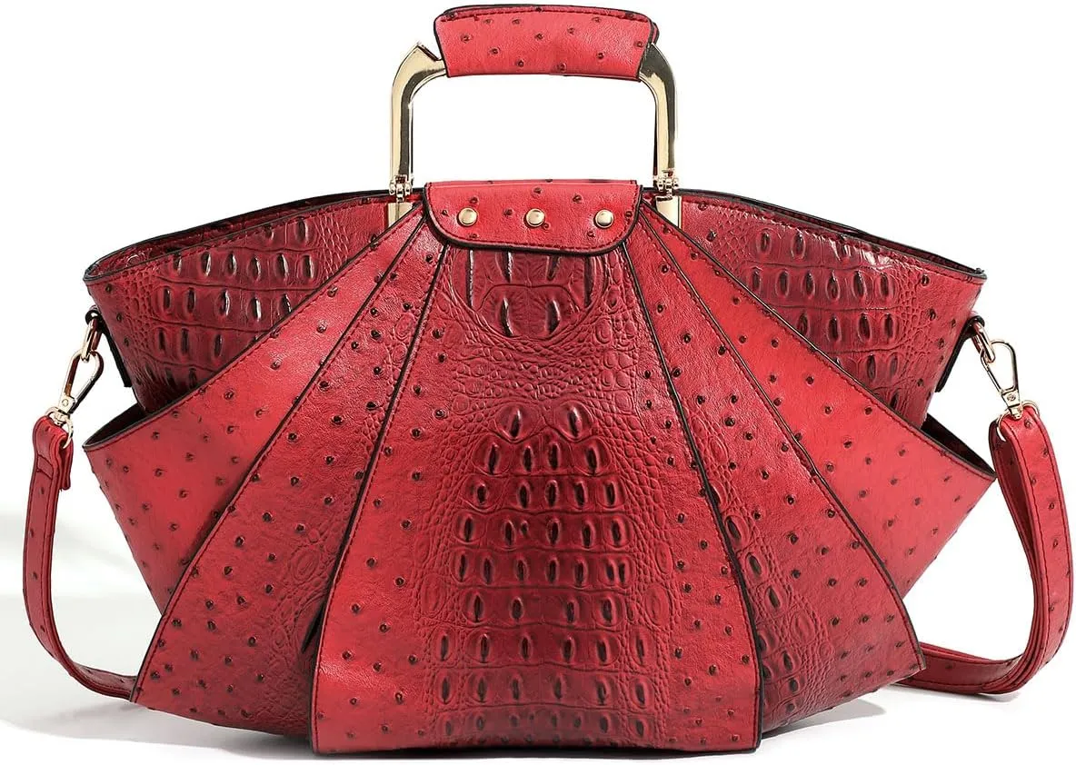 Bag Woman Large Capacity Leather Purse Fashion Designer Metal Top Handle Handbags Women Crossbody Large Bags for Women Tote