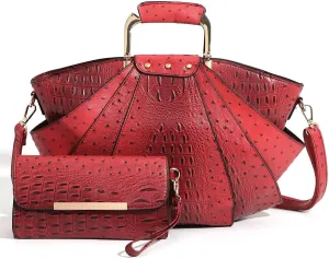 Bag Woman Large Capacity Leather Purse Fashion Designer Metal Top Handle Handbags Women Crossbody Large Bags for Women Tote