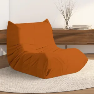 Bean Bag Chairs for Adults,BeanBag Chair Sofa Memory Foam Bean Bag Chair Fireside Bean Bags Soft Teddy Material, Big Lazy Sofa for Living Room Bedroom Dorm Office (Orange)