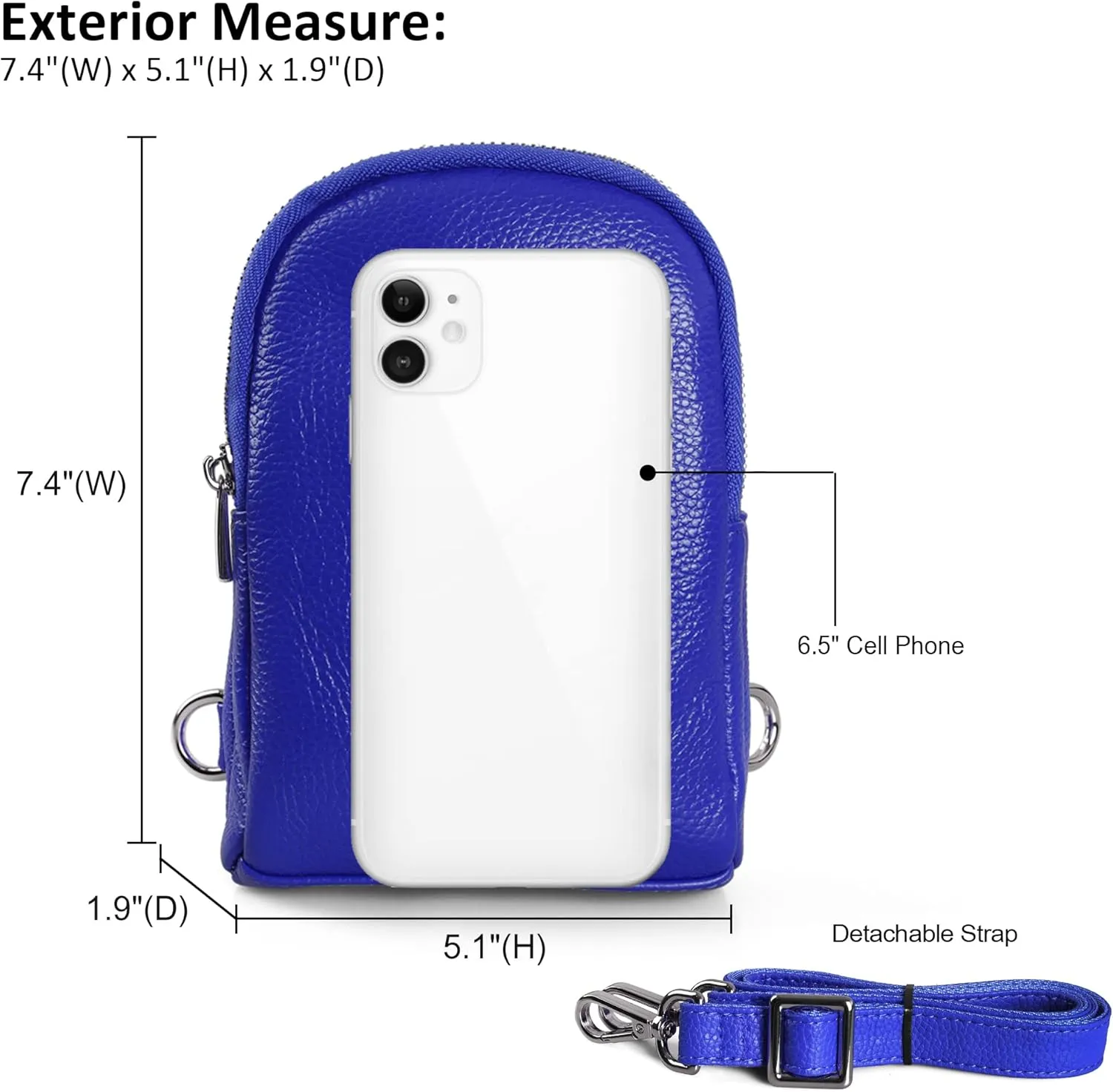 befen Geniune Leather Small Sling Bags Fanny Pack Crossbody Bags Purses Gifts for Women Teen Girls Travel