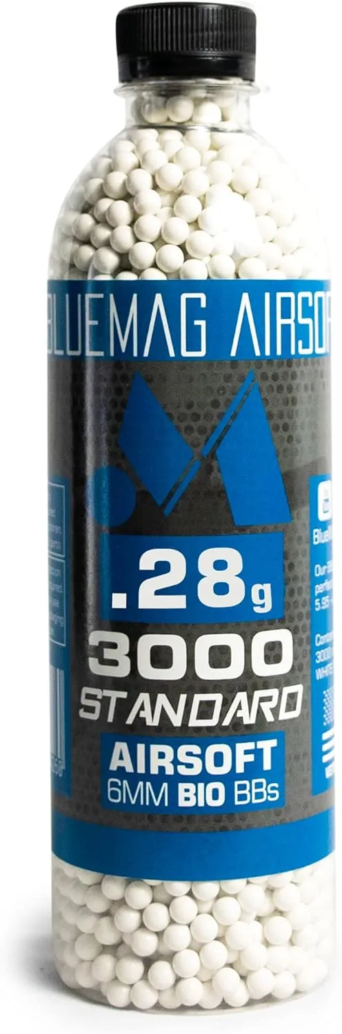 Biodegradable 6mm Airsoft BBS .28g 3000ct - Polished to Perfection - for All 6mm Airsoft Guns