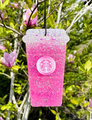 BLACK RASPBERRY VANILLA LATTE CUP CAR FRESHIE