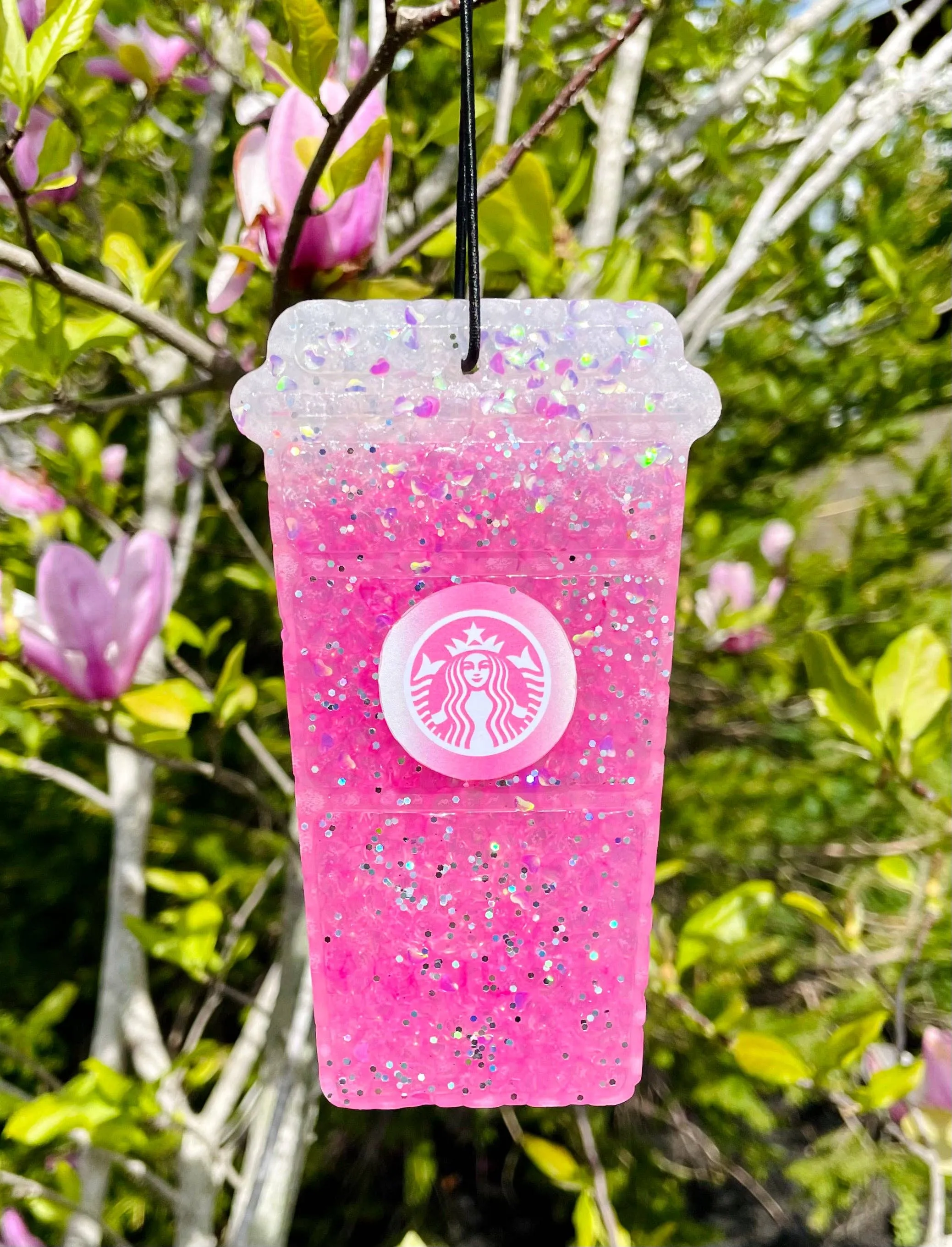 BLACK RASPBERRY VANILLA LATTE CUP CAR FRESHIE