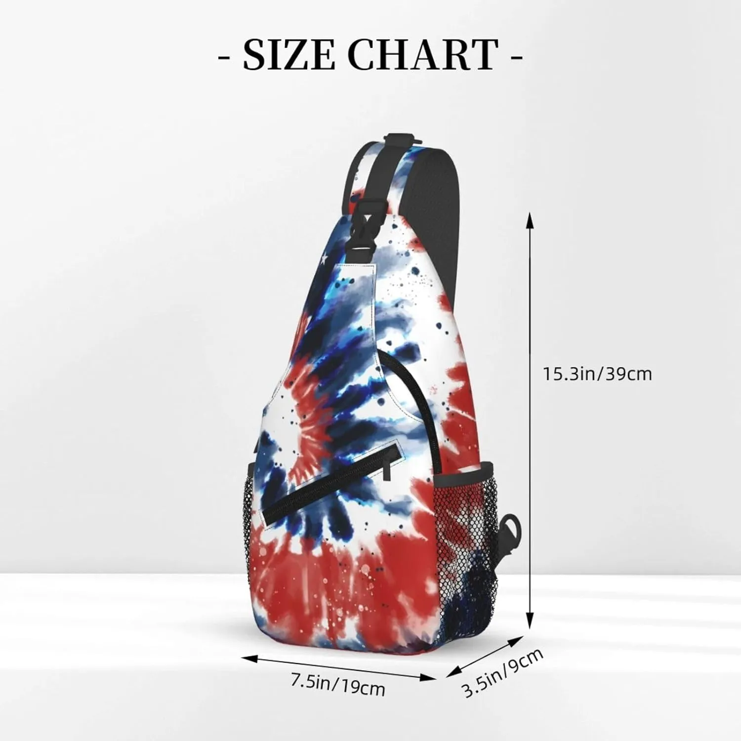 Blue Flame Chest Bags Crossbody Sling Bag Shoulder Bag Travel Hiking Daypack For Men Women