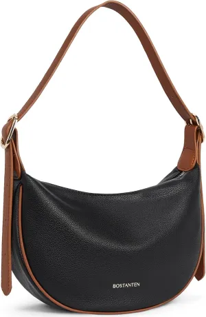 BOSTANTEN Purses for Women Small Crossbody Bags Crescent Shoulder Bag Hobo Handbag with Adjustable Strap