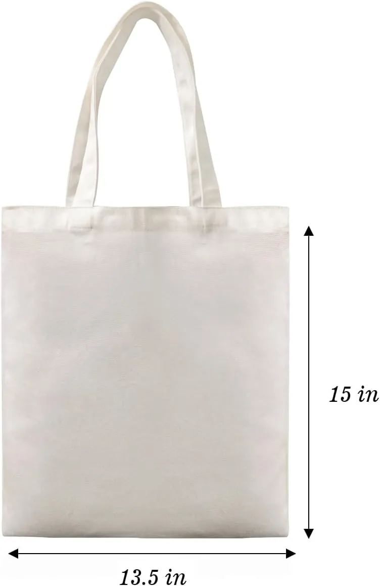 Canvas Shoulder Tote Bag for Men Women - 2024 Presidential Election Graphic Unisex Reusable Grocery Bags