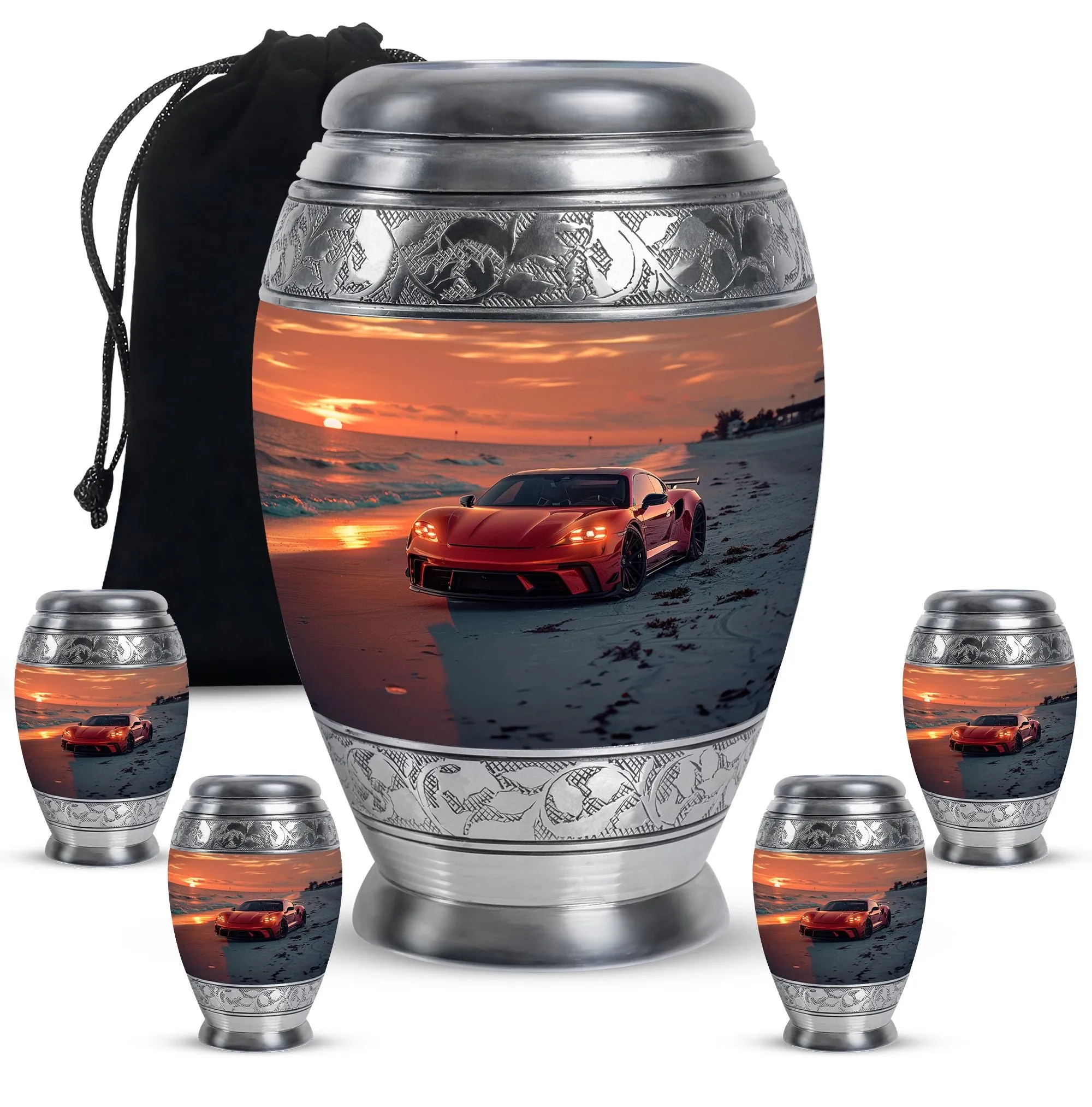 Car Cremation Cool Urns For Ashes Memorial & Funeral Urn