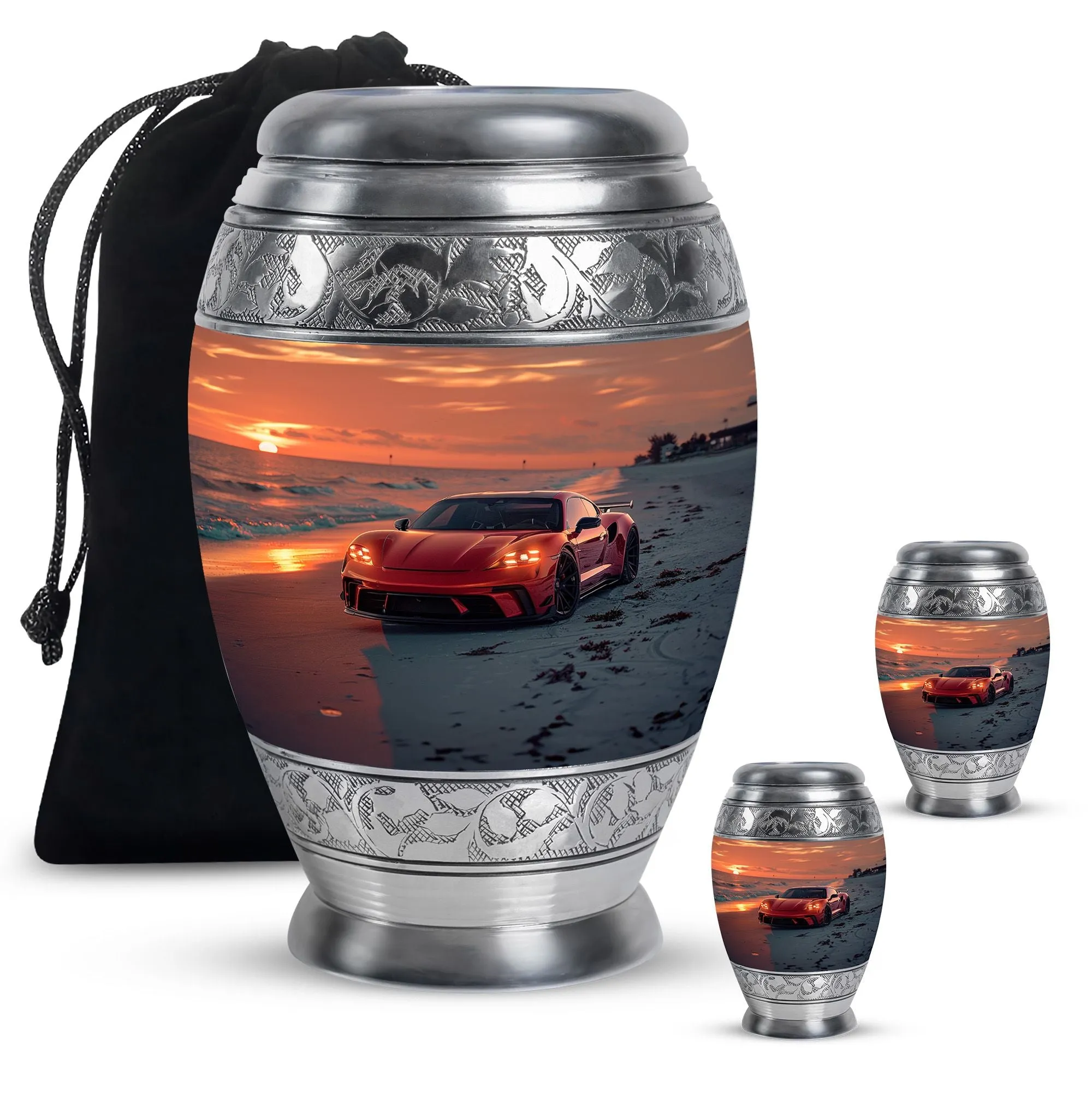 Car Cremation Cool Urns For Ashes Memorial & Funeral Urn