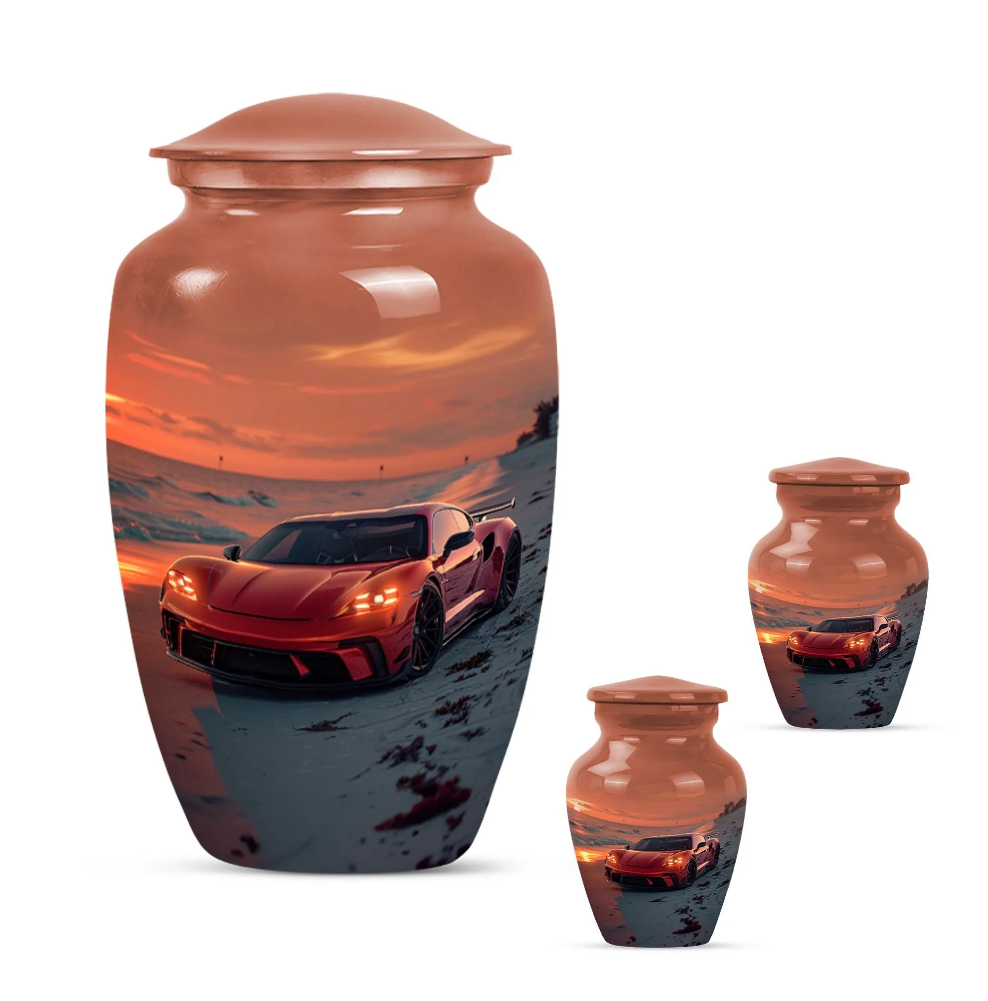 Car Cremation Cool Urns For Ashes Memorial & Funeral Urn