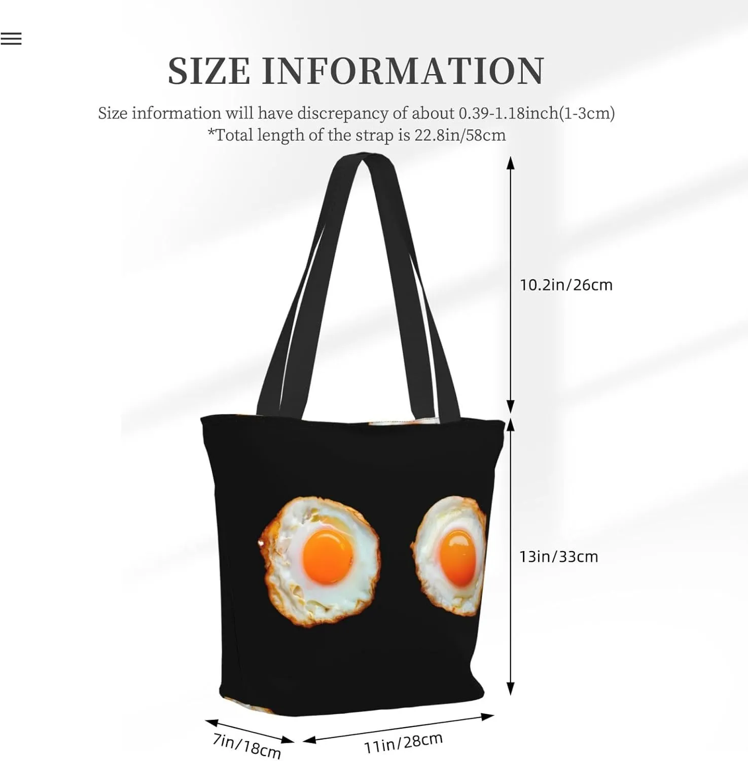 Cartoon Cute Hearts Eyes Tote Bag Women Reusable Shopping Bags Shoulder Bag Portable Storage HandBags