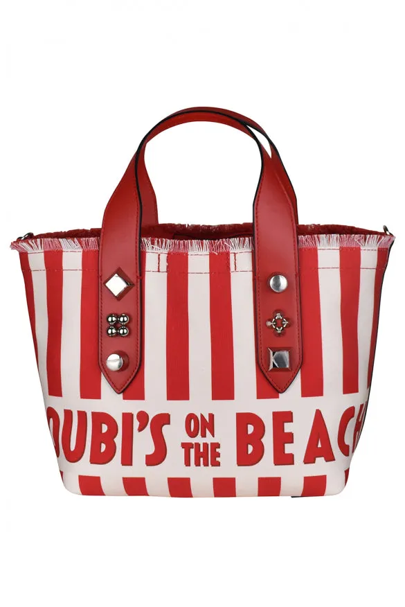 Christian Louboutin frangibus liten tygväska