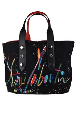 Christian Louboutin Frangibus Medium Tygväska