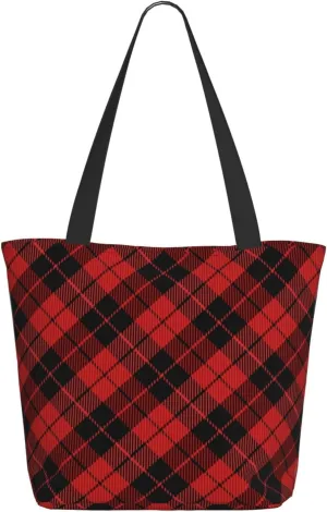 Christmas Bears Deers Hunting Tote Bag Women Reusable Shopping Bags Shoulder Bag Portable Storage HandBags