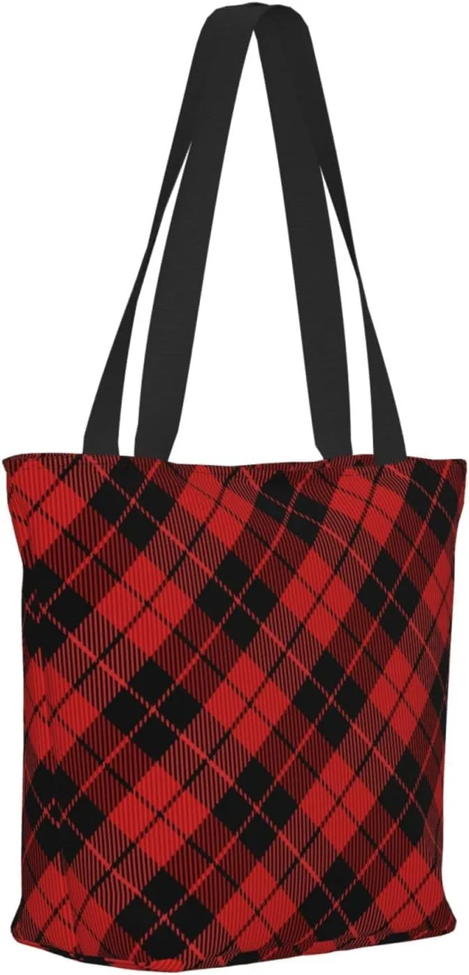 Christmas Bears Deers Hunting Tote Bag Women Reusable Shopping Bags Shoulder Bag Portable Storage HandBags