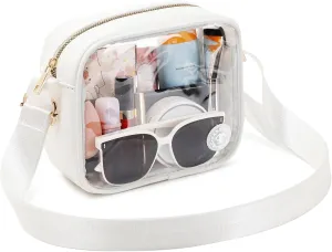 Clear Bag Stadium Approved Clear Crossbody Fanny Purse Transparent Bag for Concerts Sports Festivals