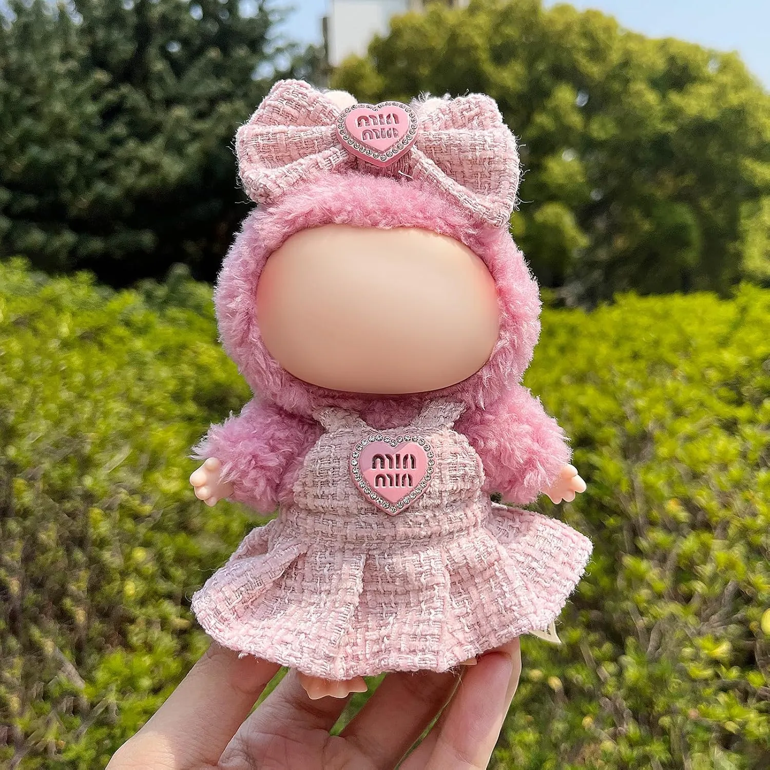 Clothes for Labubu Doll-Clothes & Outfit Set for 17cm Dolls - labubu Designer Clothes - Premium Fashion Dresses with Accessories, Luxury Chic Doll Clothing & Style Bundle– Doll Not Included