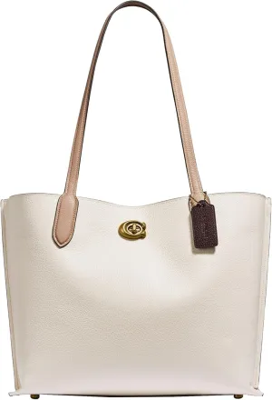 Coach Women's Polished Pebble Leather Willow Tote