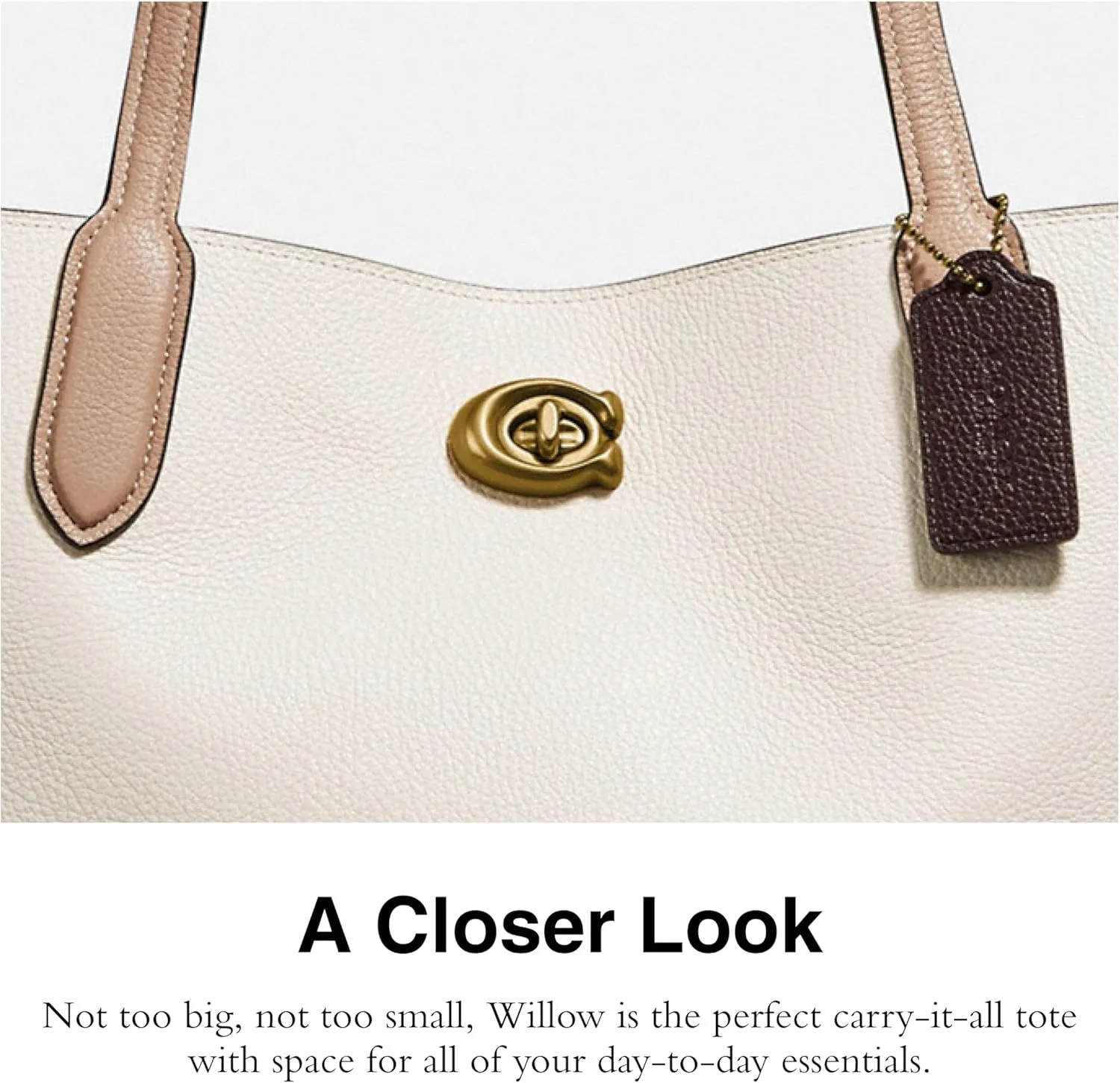 Coach Women's Polished Pebble Leather Willow Tote