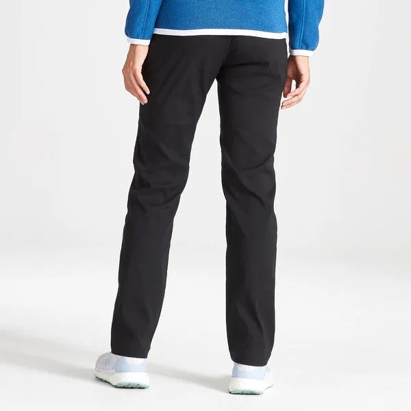 Craghoppers Women's Kiwi Pro II Active Stretch Recycled Trousers CWJ1280 Black