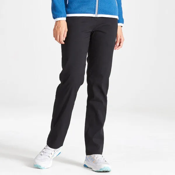 Craghoppers Women's Kiwi Pro II Active Stretch Recycled Trousers CWJ1280 Black