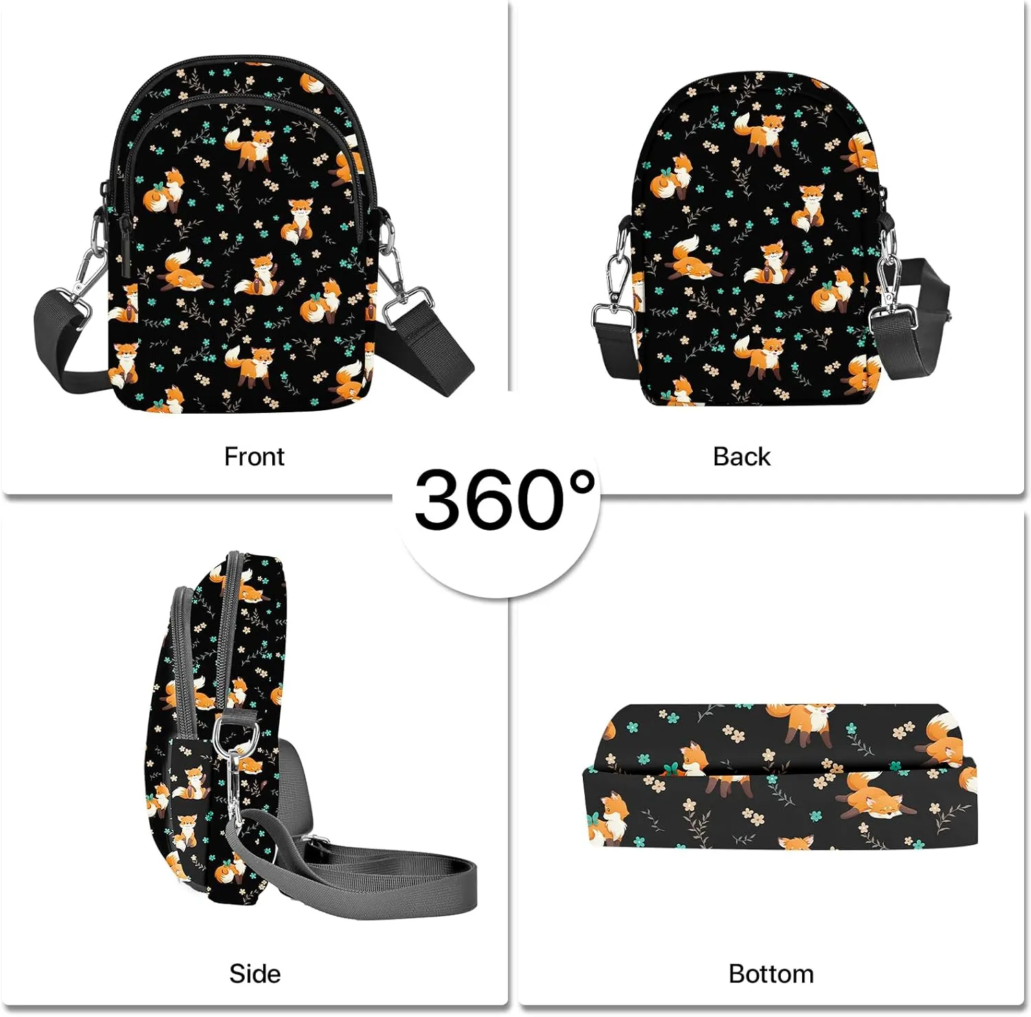 Crossbody Bags for Women Cell Phone Crossbody Bag Lightweight Over Shoulder Handbag Purse with Adjustable Strap