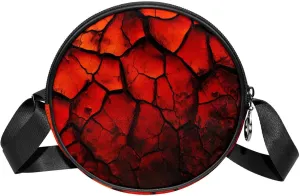 Crossbody Bags for Women,Crossbody Bag Men,Small Sling Bag,Volcano Surface Texture,Crossbody Purse