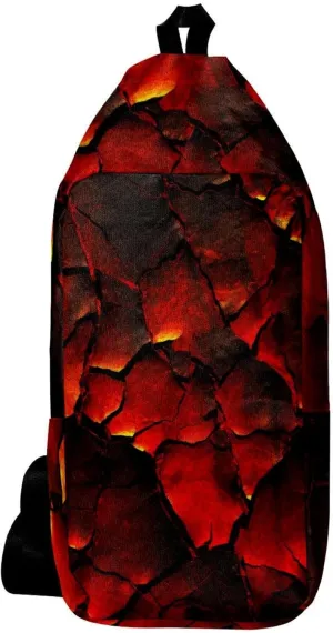 Crossbody Bags for Women,Crossbody Bag Men,Small Sling Bag,Volcano Surface Texture,Crossbody Purse