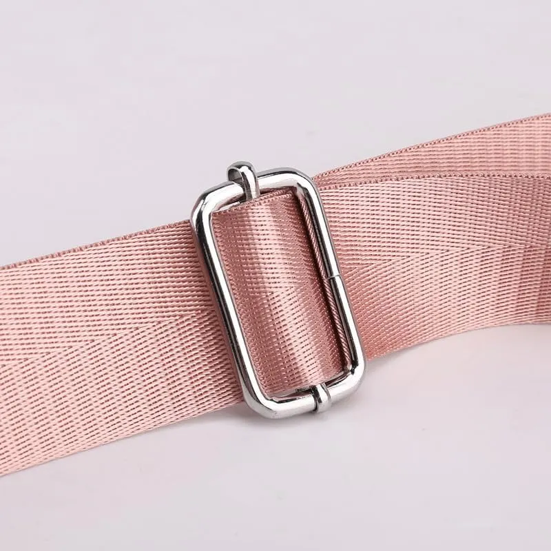 Crossbody Purses for Women Nylon Waterproof Shoulder Bag Ladies Commuter Travel Daily Handbag with Detachable Strap Pink
