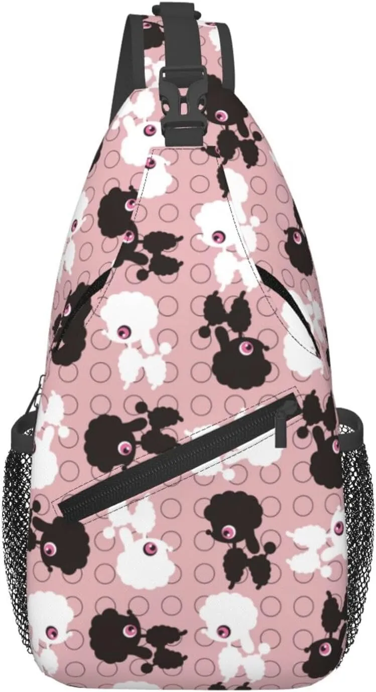 Cute cat Chest Bags Crossbody Sling Bag Shoulder Bag Travel Hiking Daypack For Men Women