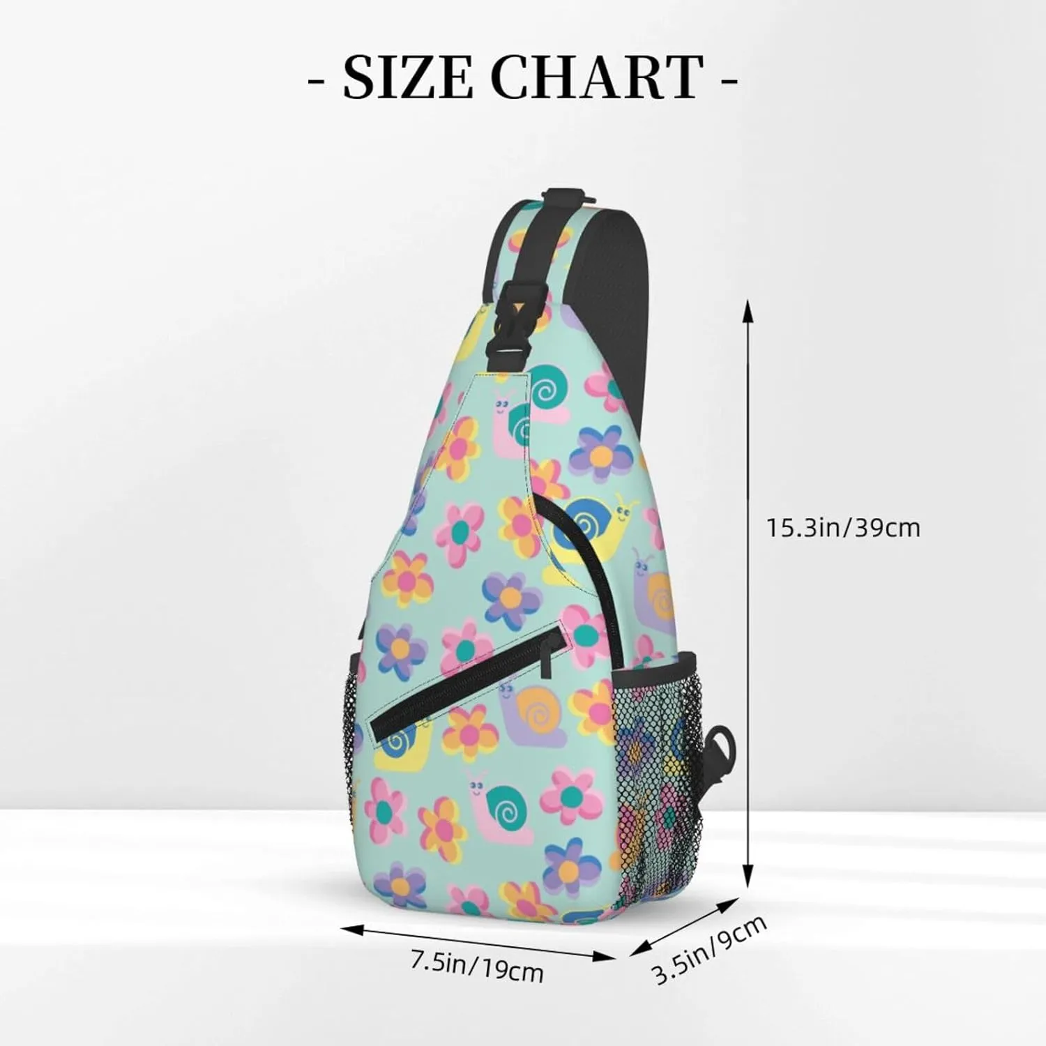Cute cat Chest Bags Crossbody Sling Bag Shoulder Bag Travel Hiking Daypack For Men Women