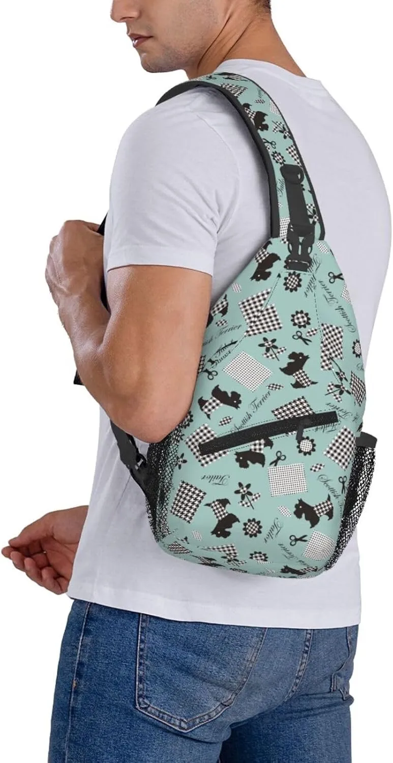 Cute cat Chest Bags Crossbody Sling Bag Shoulder Bag Travel Hiking Daypack For Men Women